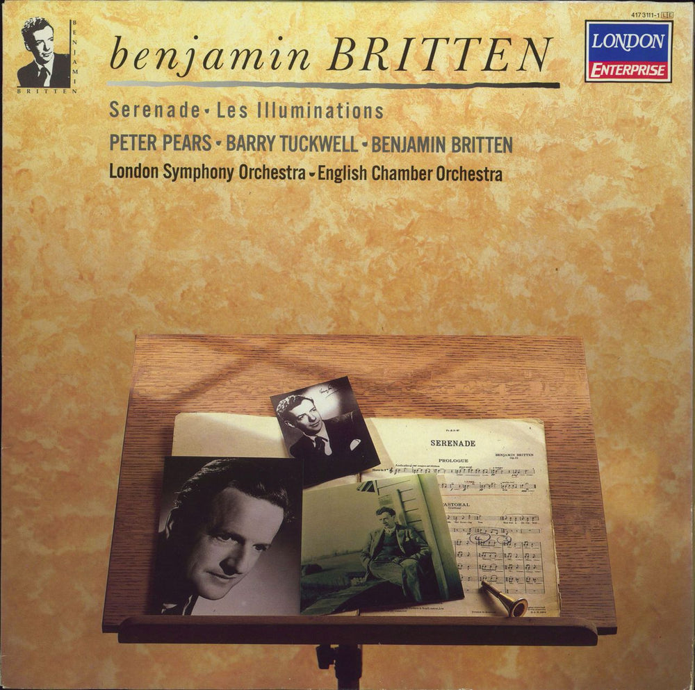 Benjamin Britten Serenade / Les Illuminations Dutch vinyl LP album (LP record) 417311-1