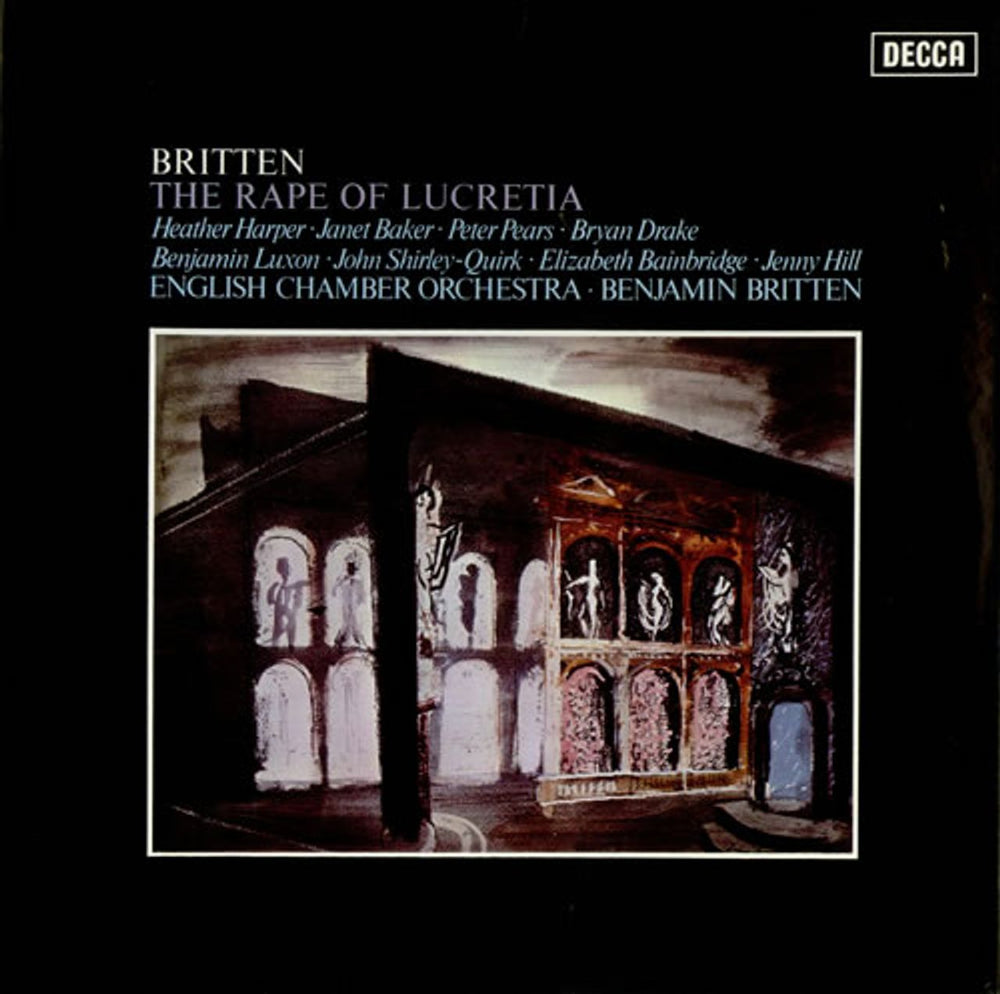 Benjamin Britten The Rape of Lucretia UK Vinyl Box Set SET492-3