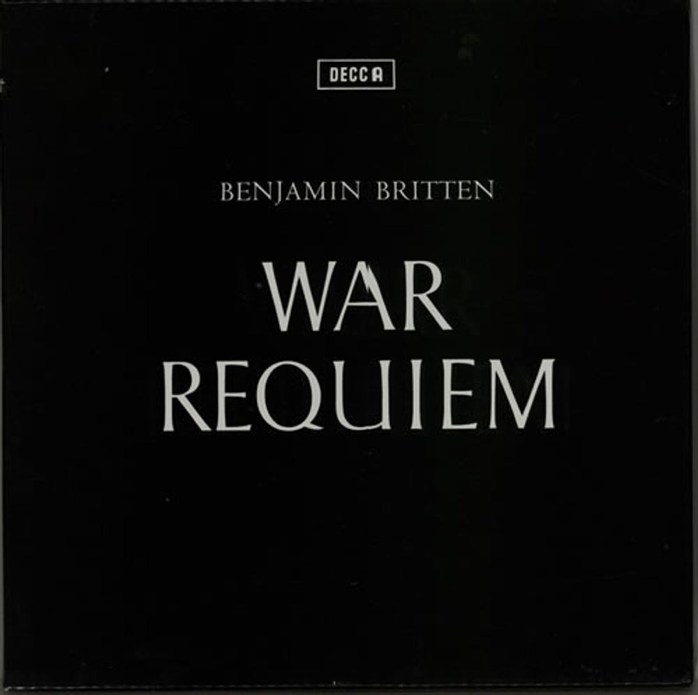 Benjamin Britten War Requiem UK Vinyl Box Set SET252/3