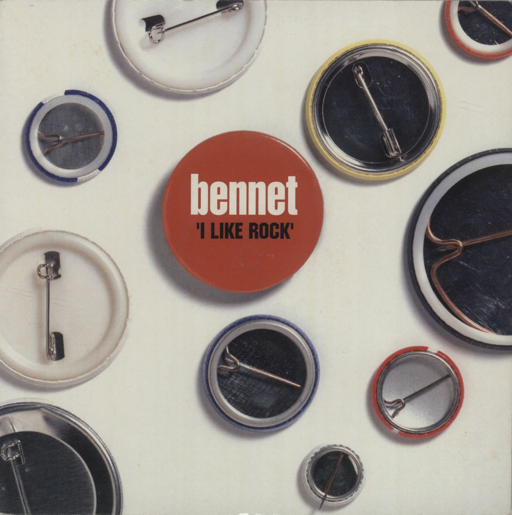 Bennet I Like Rock - Clear Vinyl UK 7" vinyl single (7 inch record / 45) RR22607