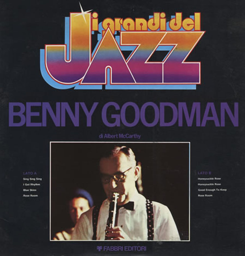 Benny Goodman I Grandi Del Jazz #41 Italian vinyl LP album (LP record) GDJ41