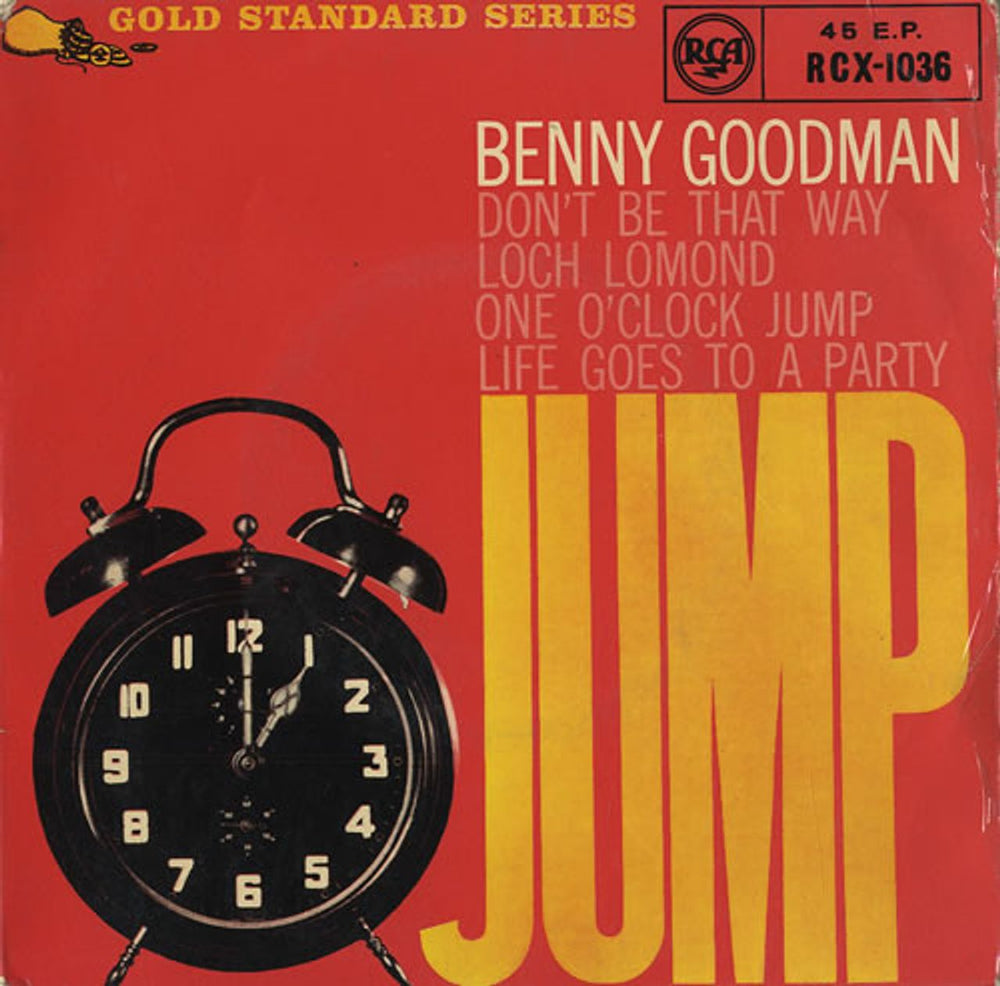 Benny Goodman One O'Clock Jump EP UK 7" vinyl single (7 inch record / 45) RCX-1036