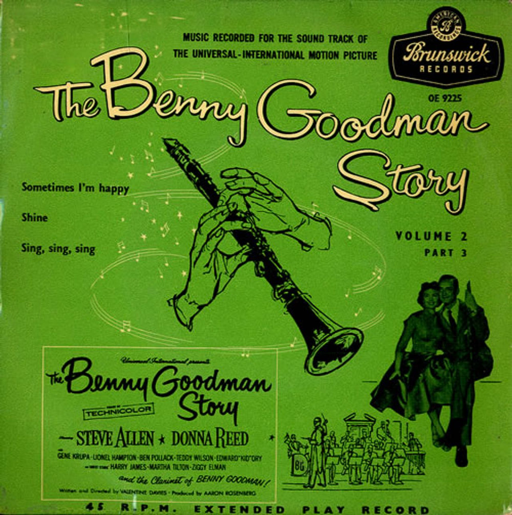 Benny Goodman The Benny Goodman Story Volume 2 Part 3 UK 7" vinyl single (7 inch record / 45) OE9225