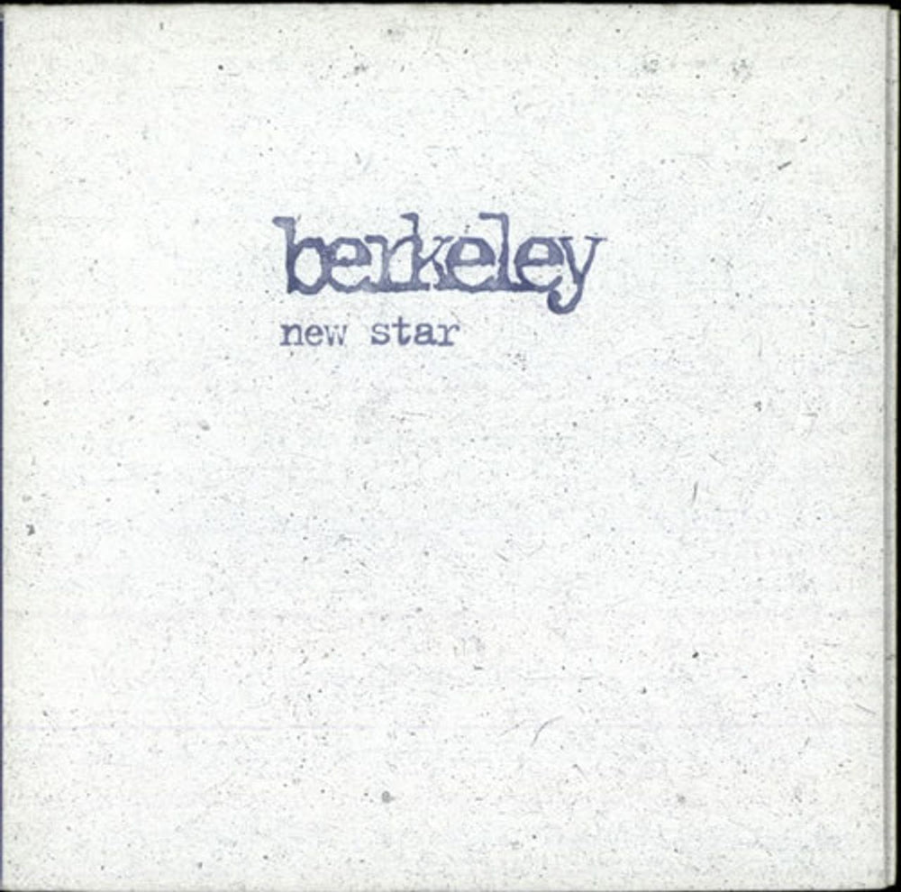 Berkeley New Star UK CD single (CD5 / 5") REMO006CD