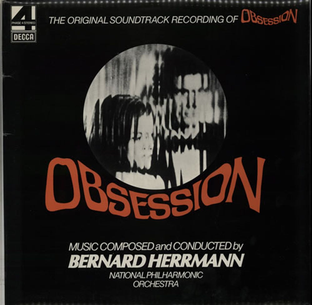 Bernard Herrmann Obsession UK vinyl LP album (LP record) PFS4381