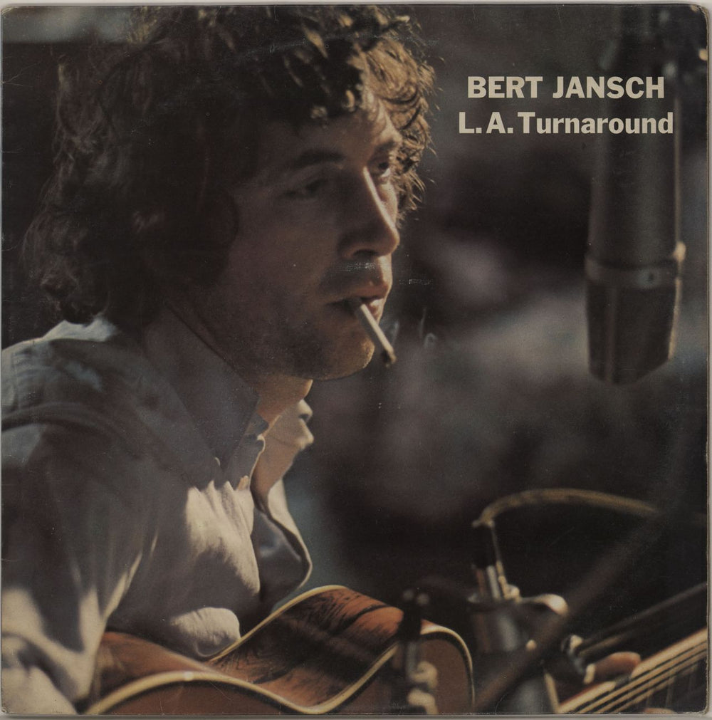 Bert Jansch L.A. Turnaround + lyric insert UK vinyl LP album (LP record) CAS1090