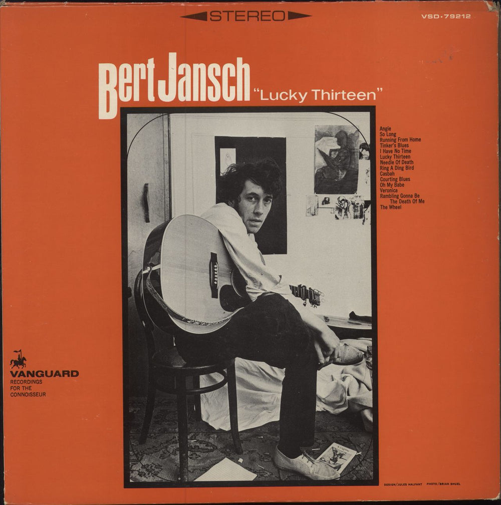 Bert Jansch Lucky Thirteen - EX US vinyl LP album (LP record) VSD-79212