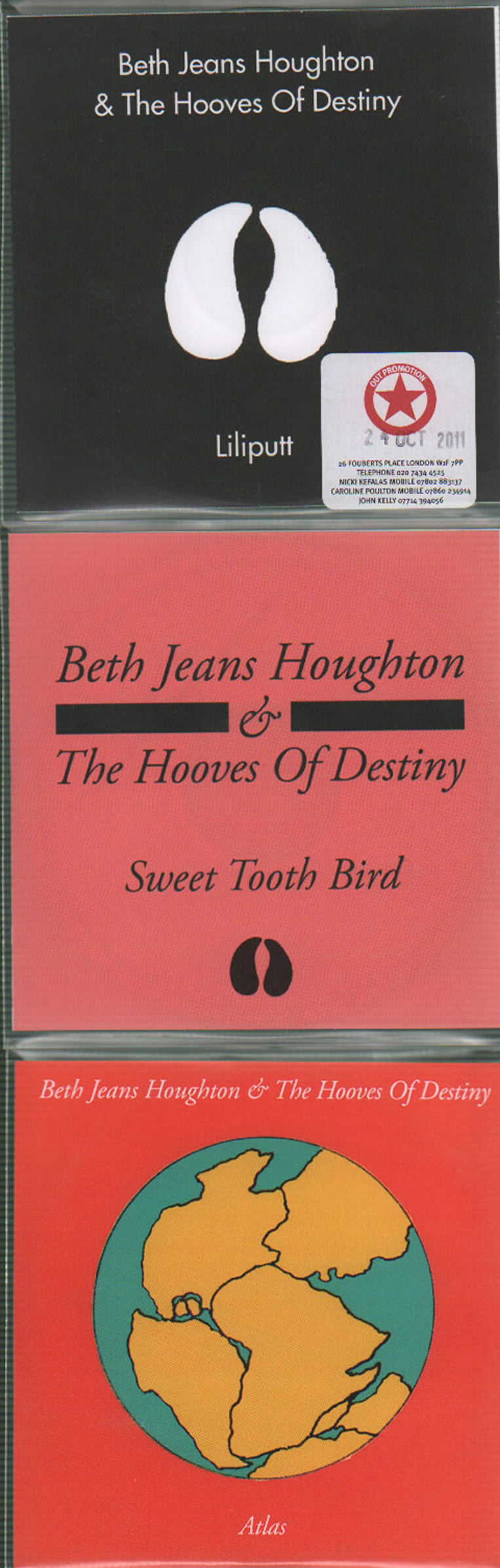 Beth Jeans Houghton Quantity of Four Promotional CDs UK CD-R acetate G2XCRQU634072