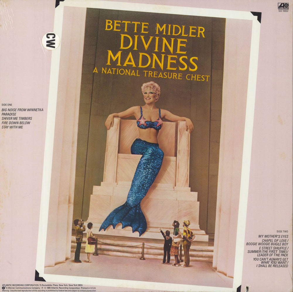 Bette Midler Divine Madness - Shrink US vinyl LP album (LP record)