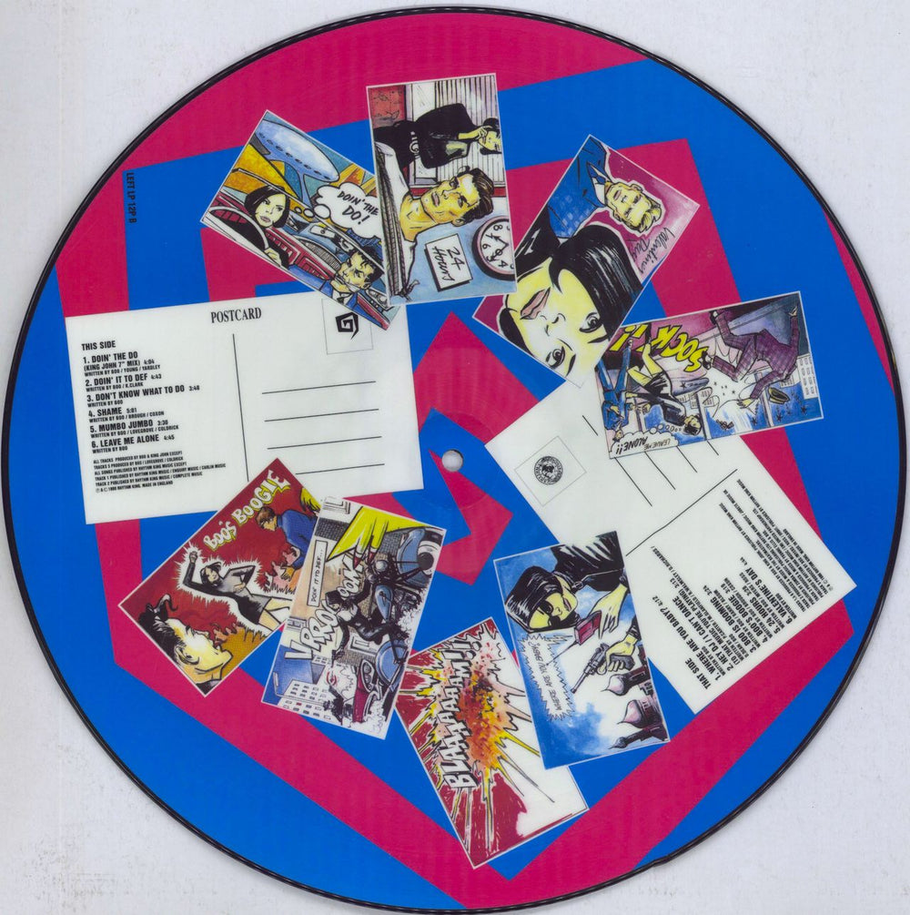 Betty Boo Boomania UK picture disc LP (vinyl picture disc album) BOOPDBO07330