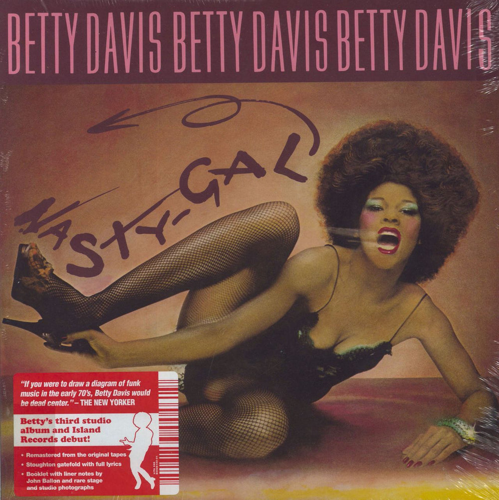 Betty Davis Nasty Gal - Sealed US vinyl LP album (LP record) LITA046