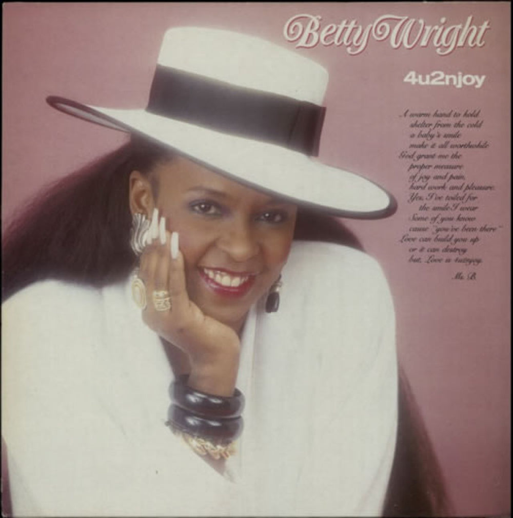 Betty Wright 4u2njoy UK vinyl LP album (LP record) SDLP2