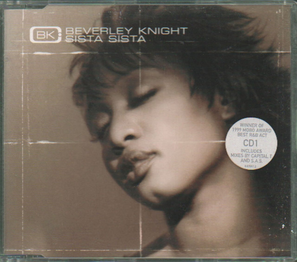 Beverley Knight Sista Sista - CD1 UK CD single (CD5 / 5") CDRHYTHS26