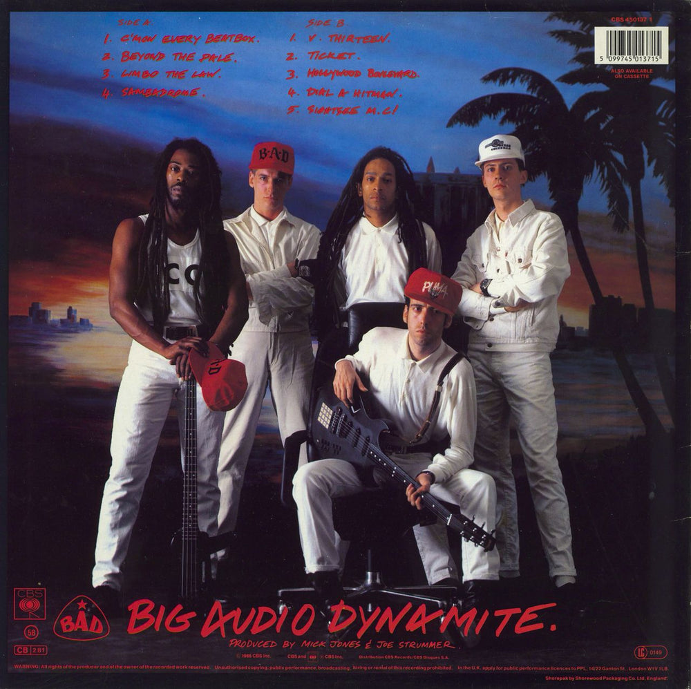 Big Audio Dynamite No. 10, Upping St. + B.A.D. Times Issue 1 UK vinyl LP album (LP record) 5099745013715