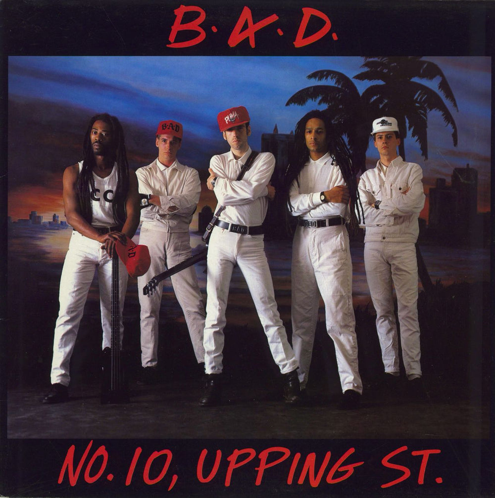 Big Audio Dynamite No. 10, Upping St. + B.A.D. Times Issue 1 UK vinyl LP album (LP record) CBS4501371