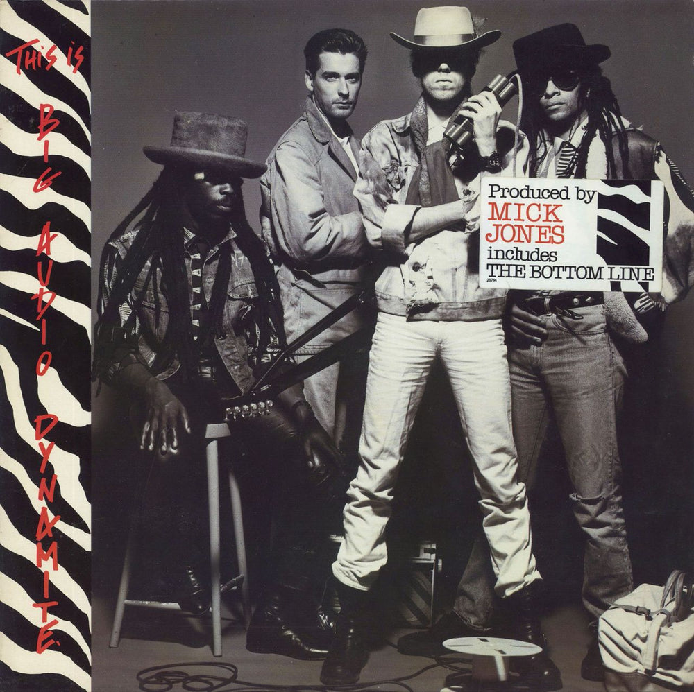 Big Audio Dynamite This Is Big Audio Dynamite - Hype Stickered Dutch vinyl LP album (LP record) 26714