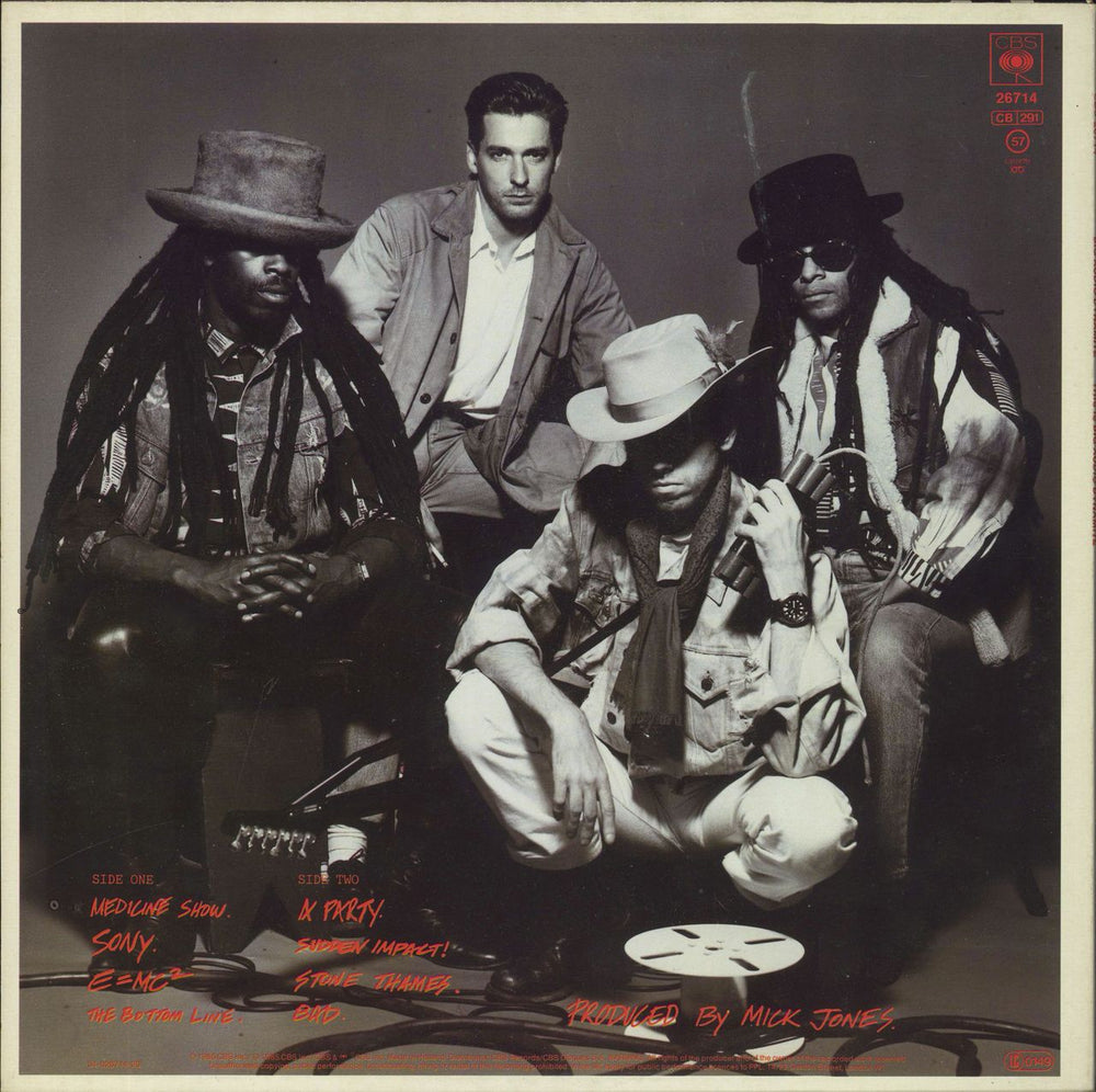 Big Audio Dynamite This Is Big Audio Dynamite - Hype Stickered Dutch vinyl LP album (LP record)