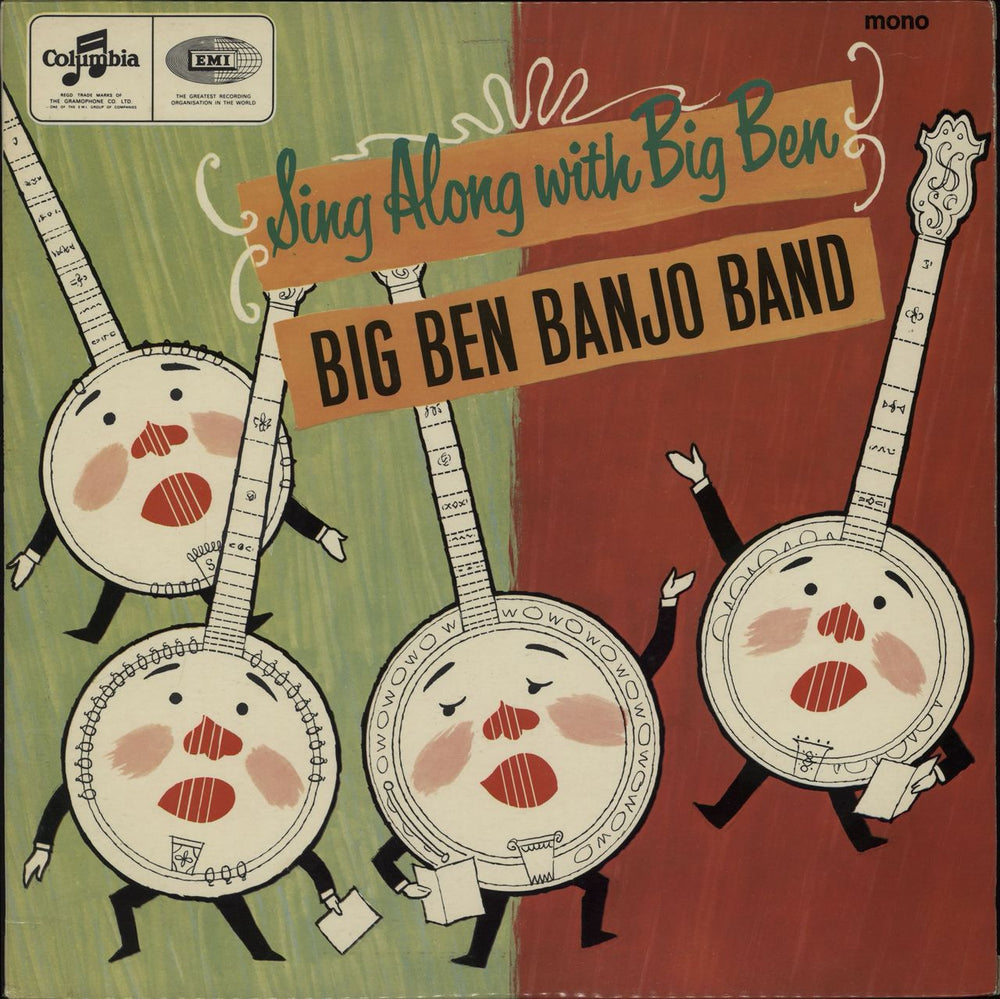 Big Ben Banjo Band Sing Along With Big Ben - Sample UK vinyl LP album (LP record) 33SX1757