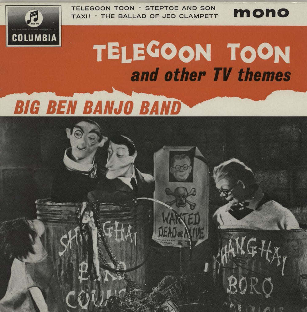 Big Ben Banjo Band Telegoon Toon (and other TV Themes) UK 7" vinyl single (7 inch record / 45) SEG8303