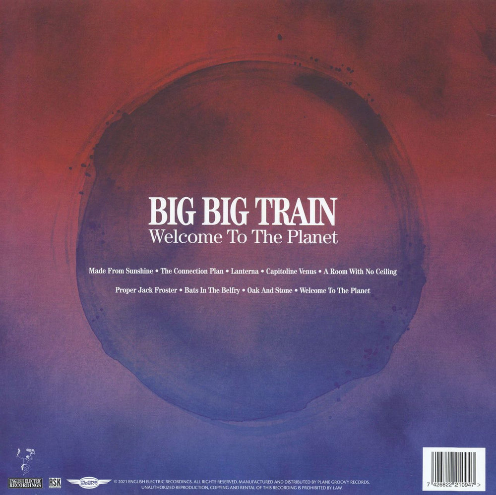 Big Big Train Welcome To Our Planet - 180gm UK vinyl LP album (LP record) 7426822210947