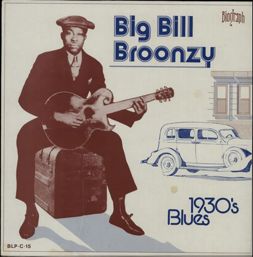 Big Bill Broonzy 1930's Blues US vinyl LP album (LP record) BLP-C15