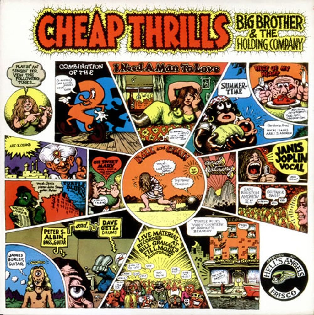 Big Brother & The Holding Company Cheap Thrills - 3rd UK vinyl LP album (LP record) 63392