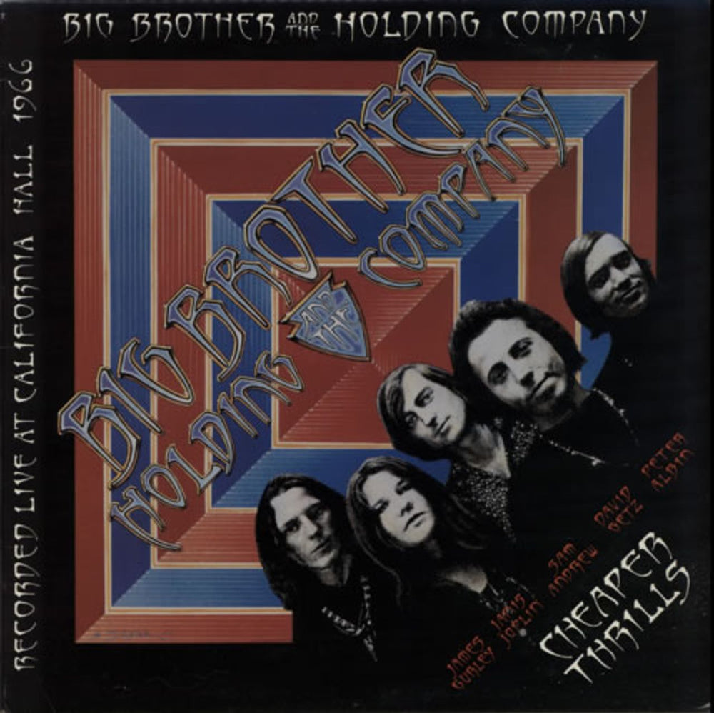 Big Brother & The Holding Company Cheaper Thrills UK vinyl LP album (LP record) ED135