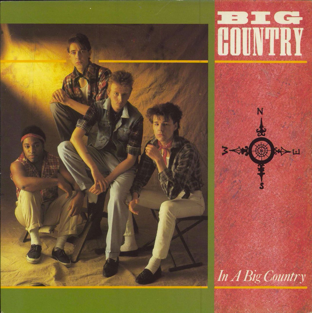 Big Country In A Big Country - solid UK 7" vinyl single (7 inch record / 45) COUNT3