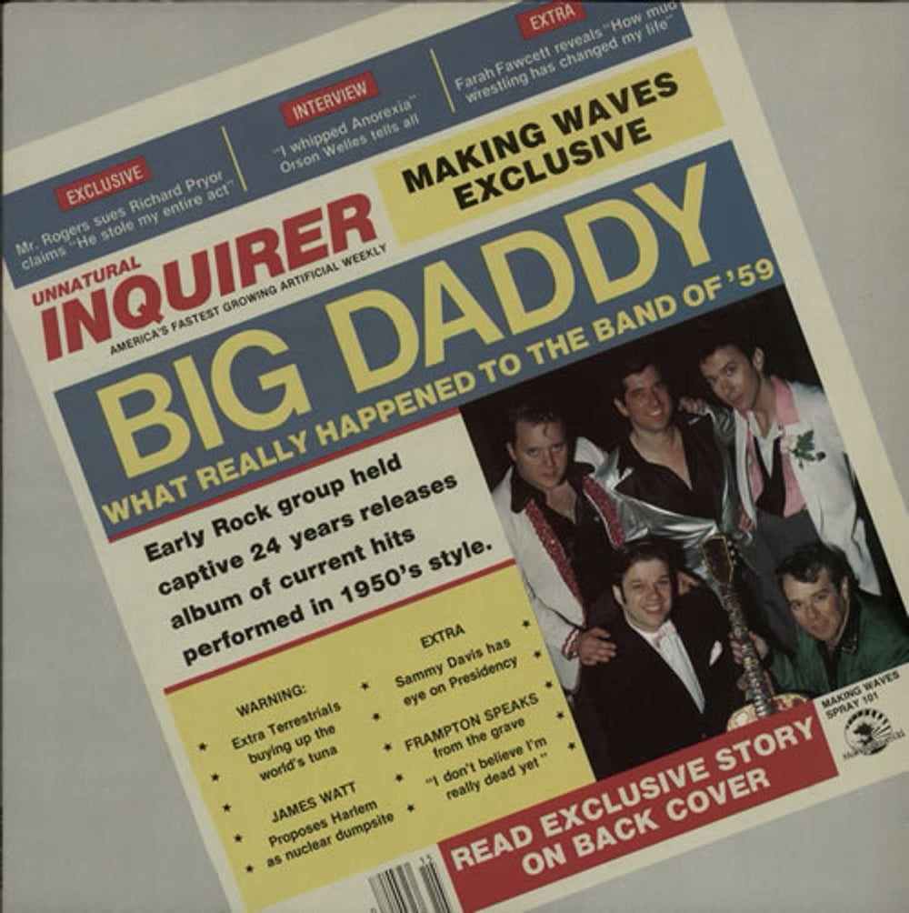 Big Daddy What Really Happened To The Band Of '59 UK vinyl LP album (LP record) SPRAY101