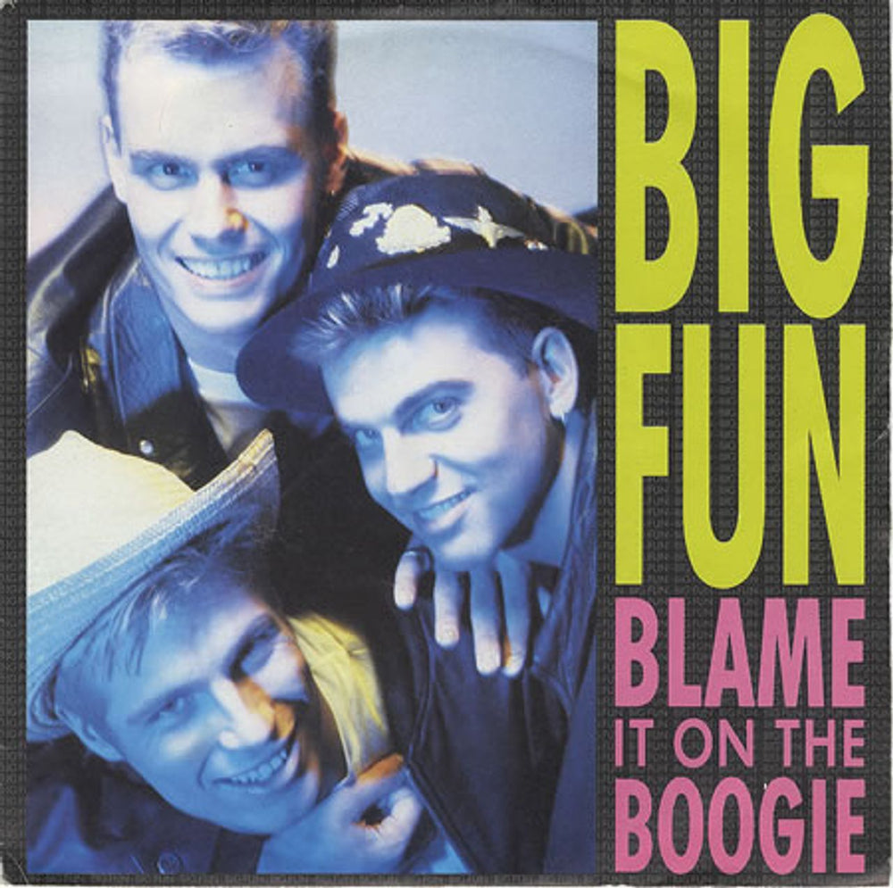 Big Fun Blame It On The Boogie UK 7" vinyl single (7 inch record / 45) JIVE217