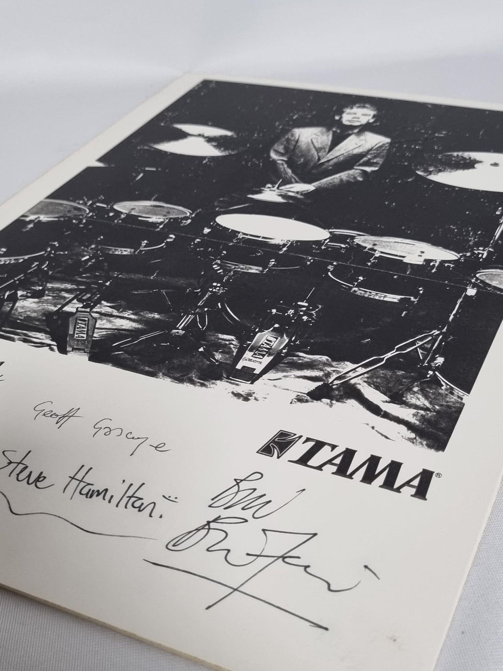 Bill Bruford Bill Bruford's Earthworks Band - Signed UK memorabilia