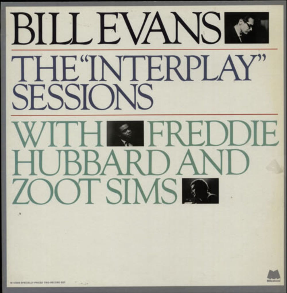 Bill Evans (Piano) The "Interplay" Sessions French 2-LP vinyl record set (Double LP Album) 68.137