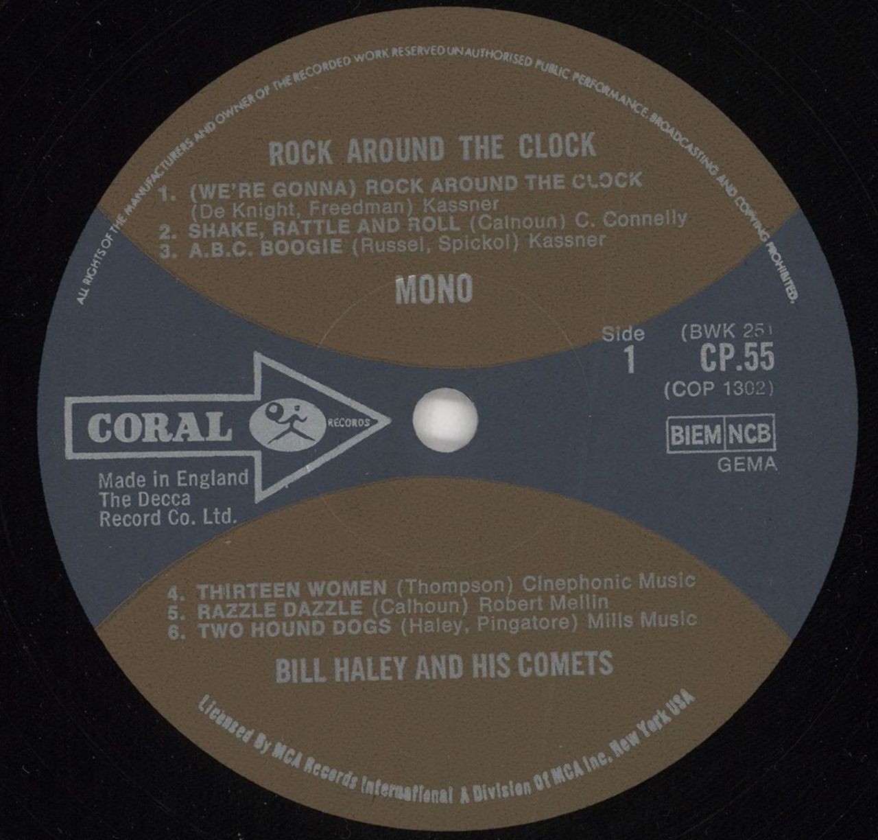 Bill Haley & The Comets Rock Around The Clock UK Vinyl LP — RareVinyl.com