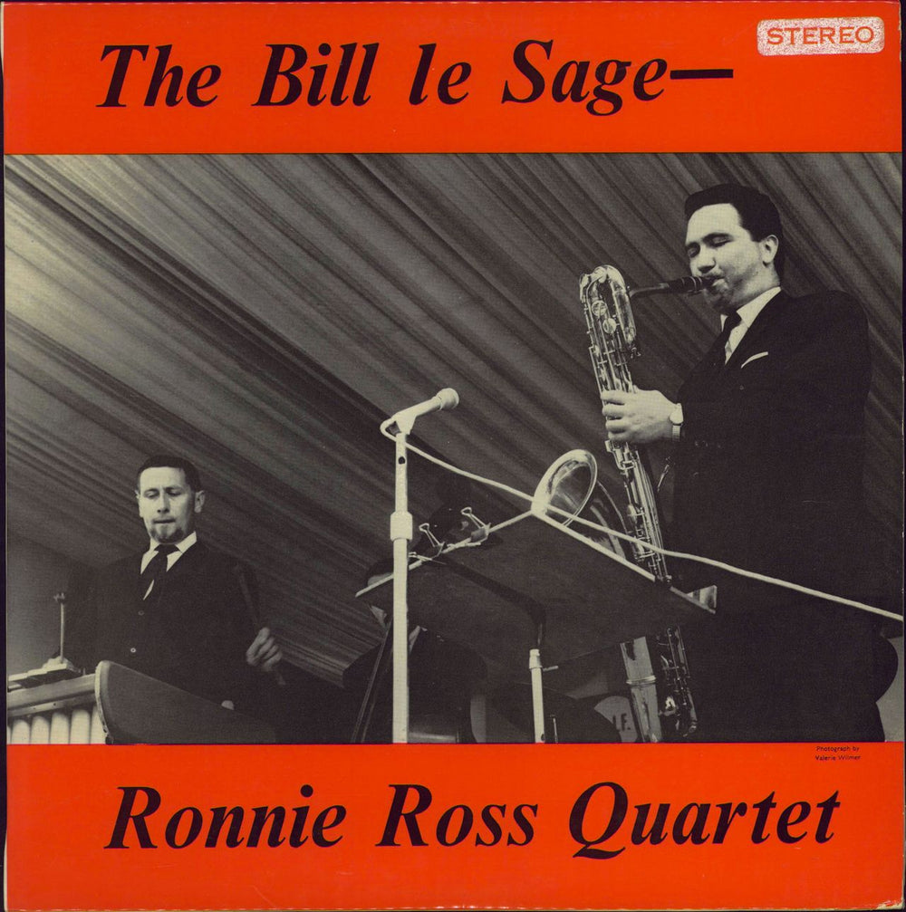 Bill Le Sage & Ronnie Ross The Bill Le Sage-Ronnie Ross Quartet - EX UK vinyl LP album (LP record) ST346