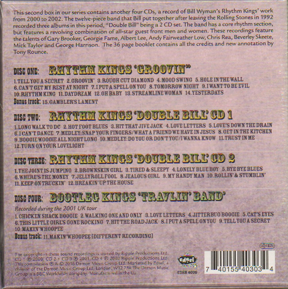 Bill Wyman The Kings Of Rhythm Volume 2: Keep On Truckin' UK CD Album Box Set WYMDXTH664736