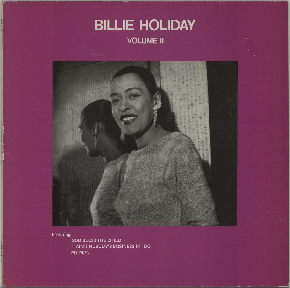 Billie Holiday Volume II UK vinyl LP album (LP record) MCL1776