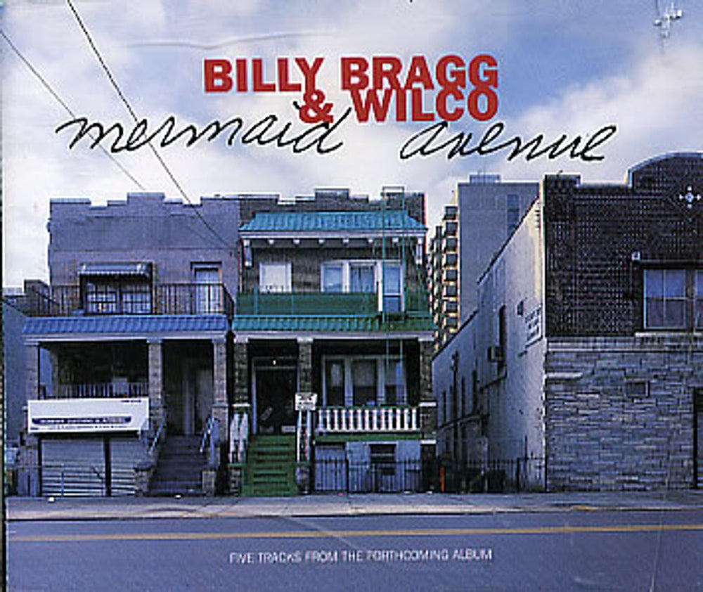 Billy Bragg Mermaid Avenue UK Promo CD single (CD5 / 5") 3333-00002-2