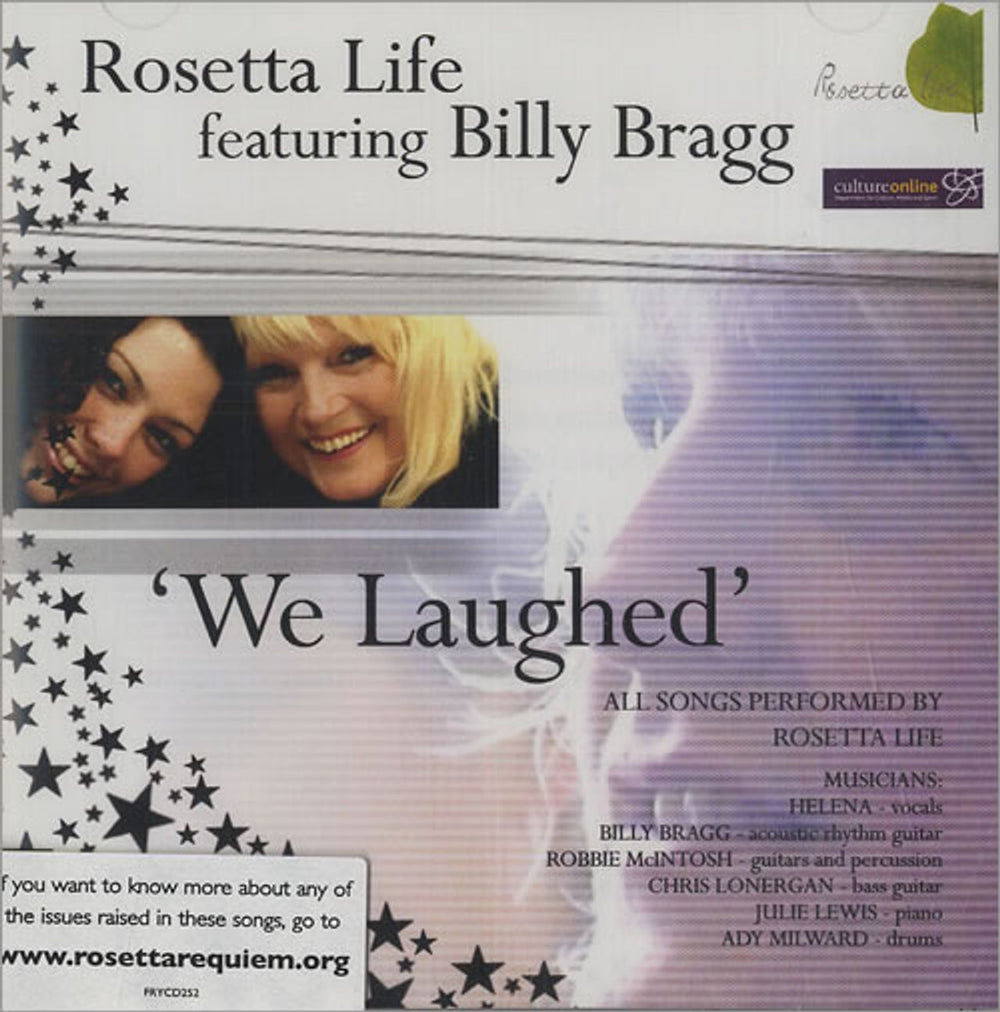 Billy Bragg We Laughed UK CD single (CD5 / 5") FRYCD252