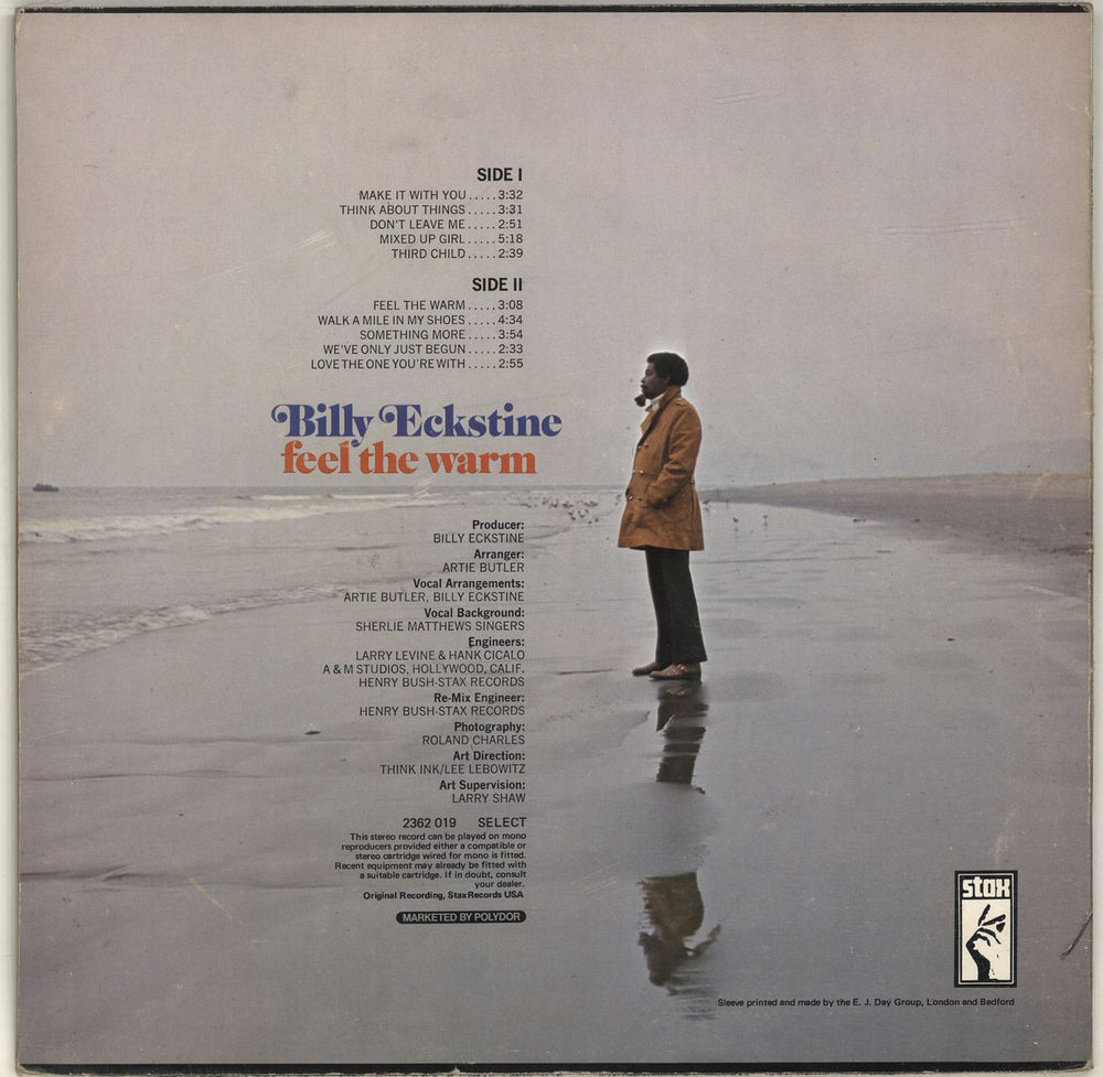 Billy Eckstine Feel The Warm UK vinyl LP album (LP record)