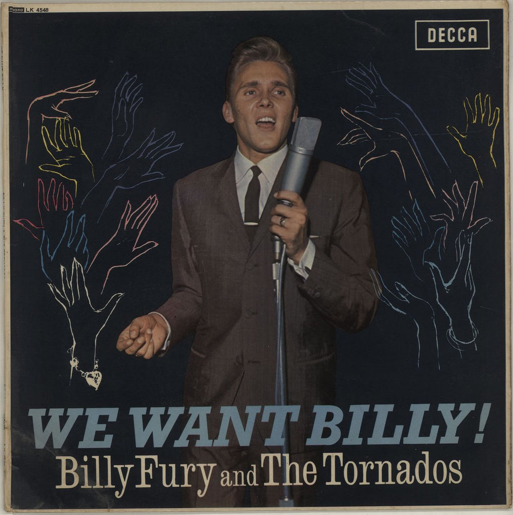 Billy Fury We Want Billy! UK vinyl LP album (LP record) LK4548