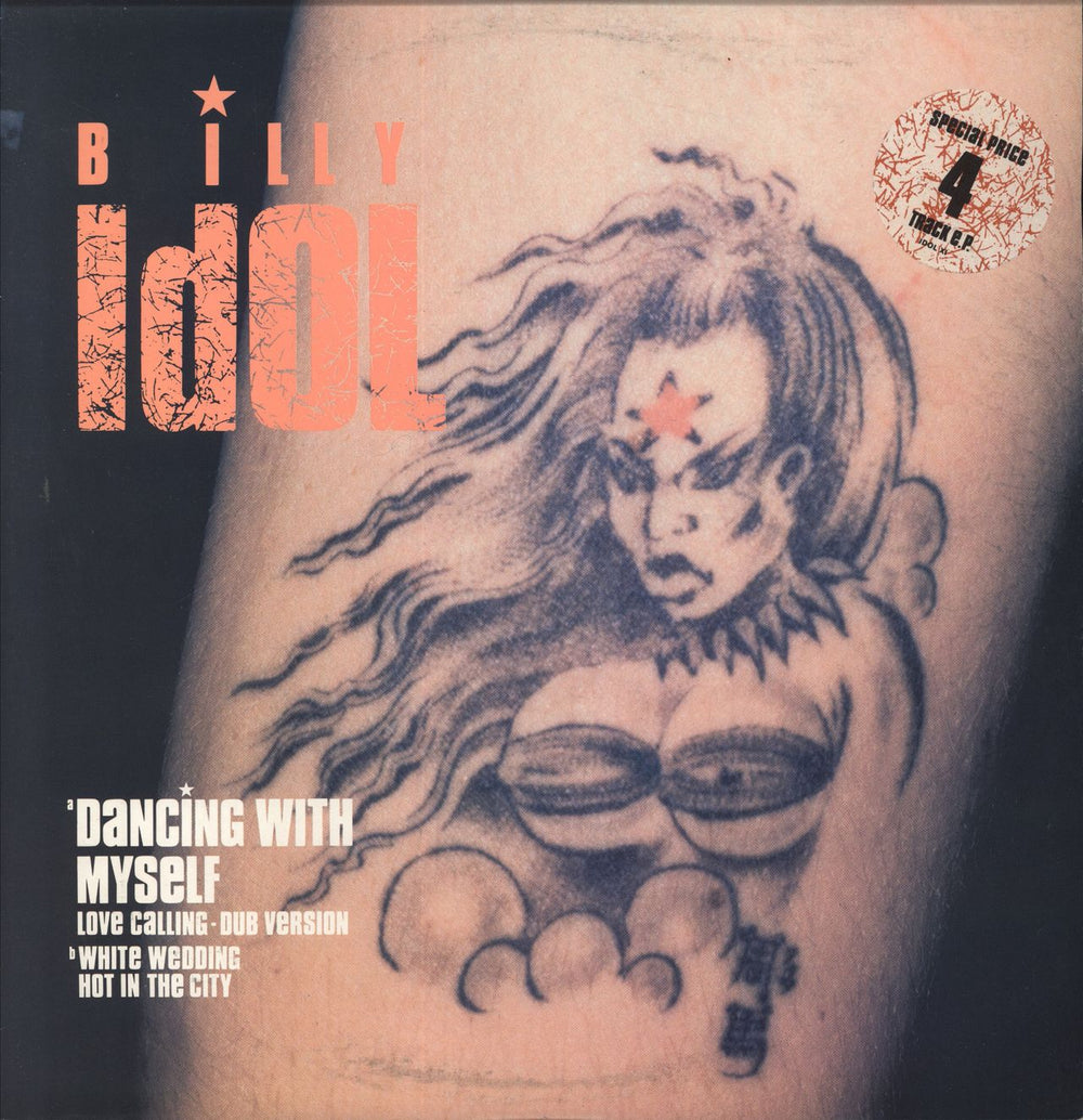 Billy Idol Dancing With Myself UK 12" vinyl single (12 inch record / Maxi-single) IDOLX1