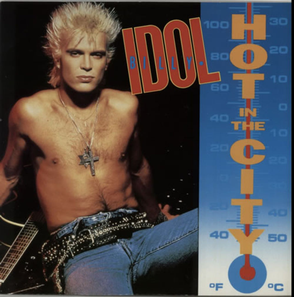 Billy Idol Hot In The City UK 12" vinyl single (12 inch record / Maxi-single) IDOLX12