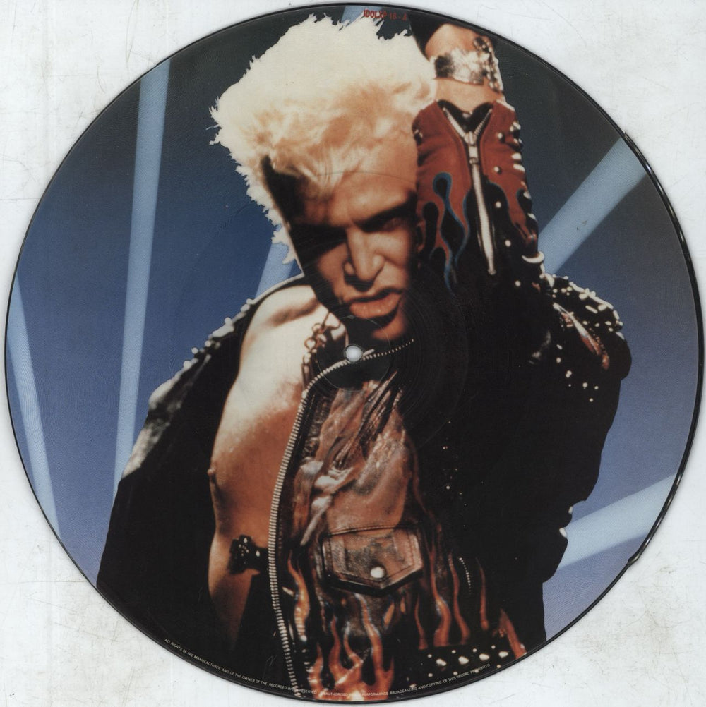 Billy Idol Prodigal Blues UK 12" vinyl picture disc (12 inch picture record) IDOLXP16