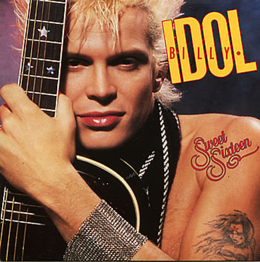 Billy Idol Sweet Sixteen UK 7" vinyl single (7 inch record / 45) IDOL10