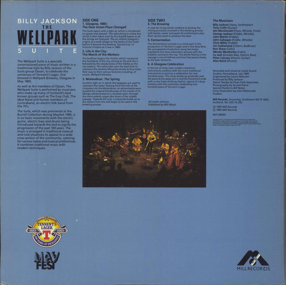 Billy Jackson The Wellpark Suite UK vinyl LP album (LP record)