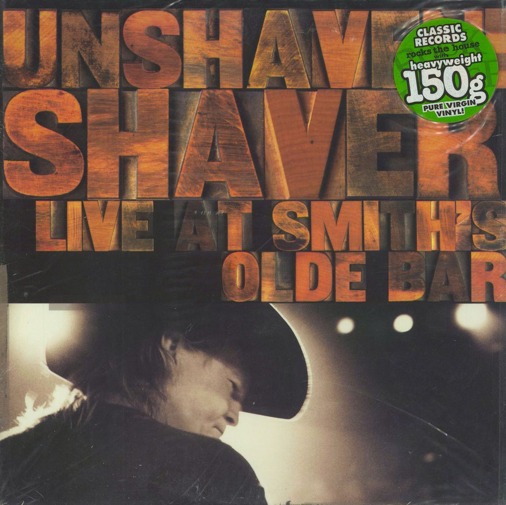 Billy Joe Shaver Unshaven: Shaver Live At Smith's Olde Bar - 150gram Vinyl - Sealed US vinyl LP album (LP record) RTH-1104-1