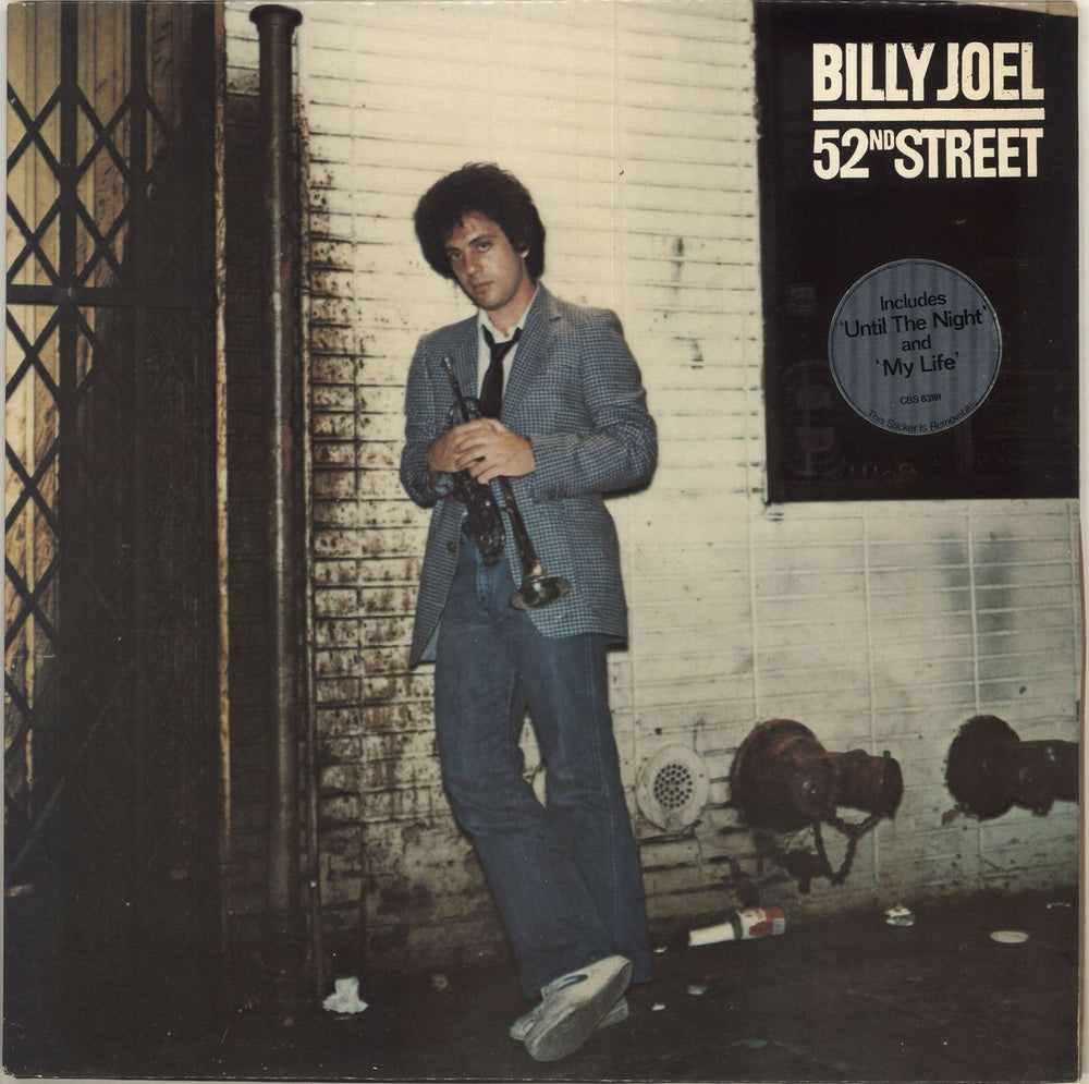 Billy Joel 52nd Street - Hype Sticker UK vinyl LP album (LP record) 83181