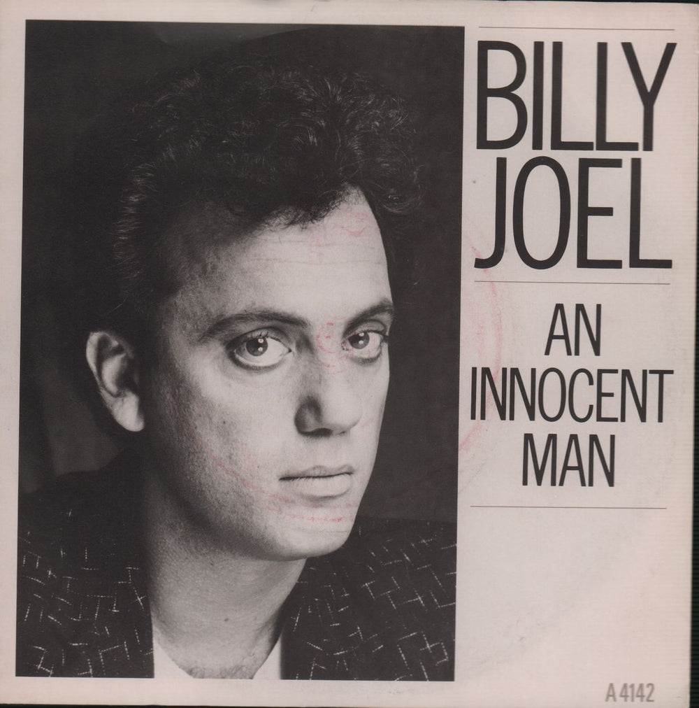 Billy Joel An Innocent Man UK 7" vinyl single (7 inch record / 45) A4142