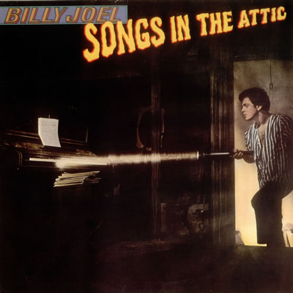 Billy Joel Songs In The Attic UK vinyl LP album (LP record) CBS32364