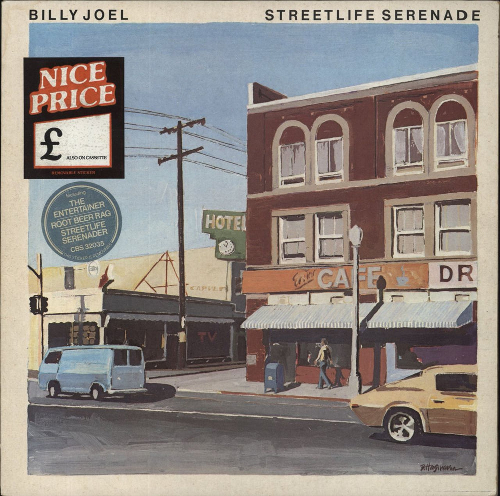 Billy Joel Streetlife Serenade UK vinyl LP album (LP record) 32035